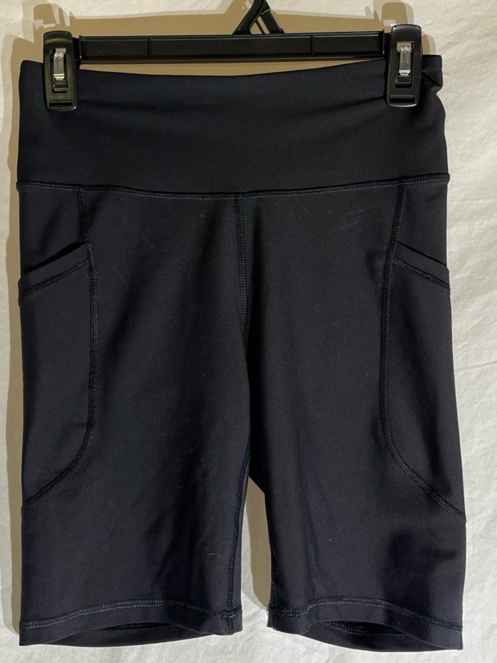 GAP Black Women's Bike Shorts with Side Pockets